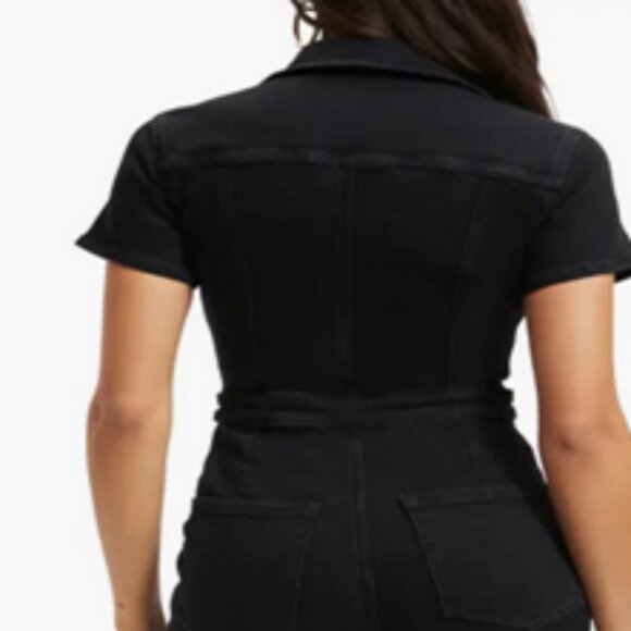 Good American Bootcut jumpsuit black size S - Picture 2 of 7